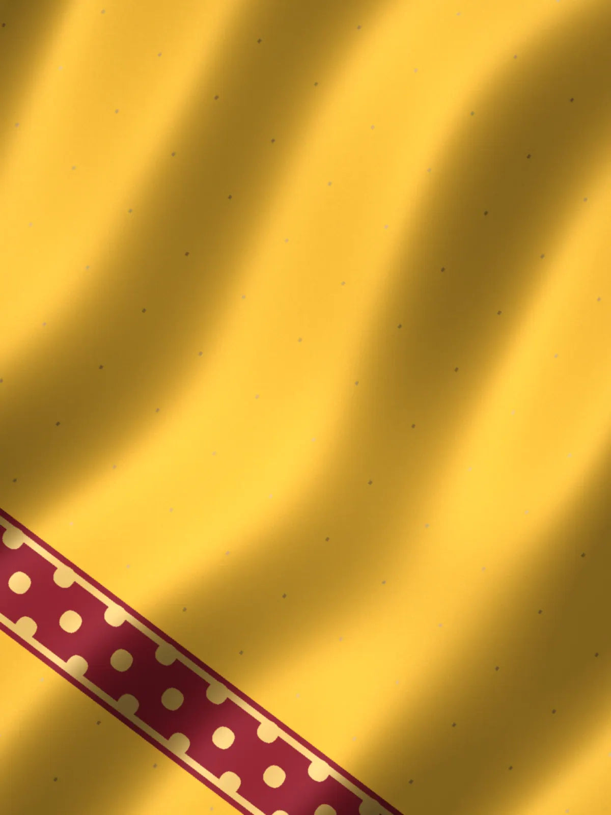 Ponni: mustard silk cotton with a korvai contrast border, drape