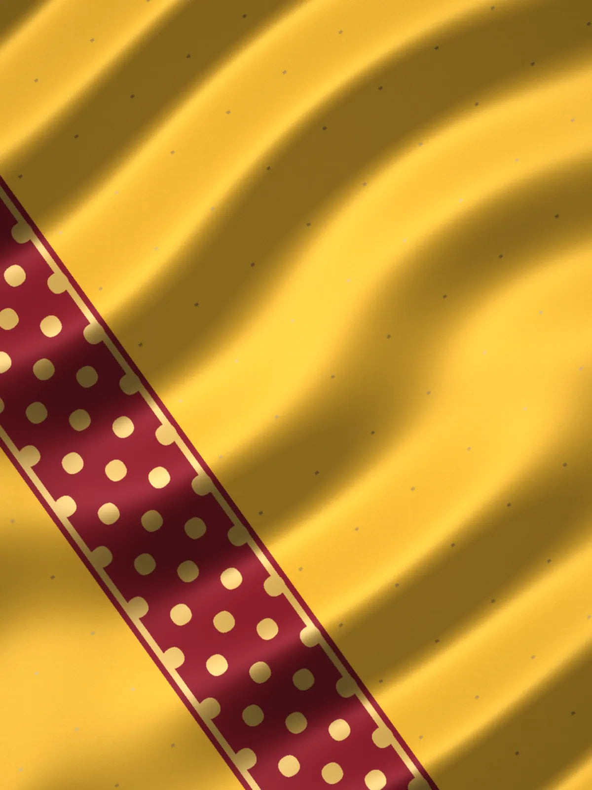 Ponni: mustard silk cotton with a korvai contrast border, border detail