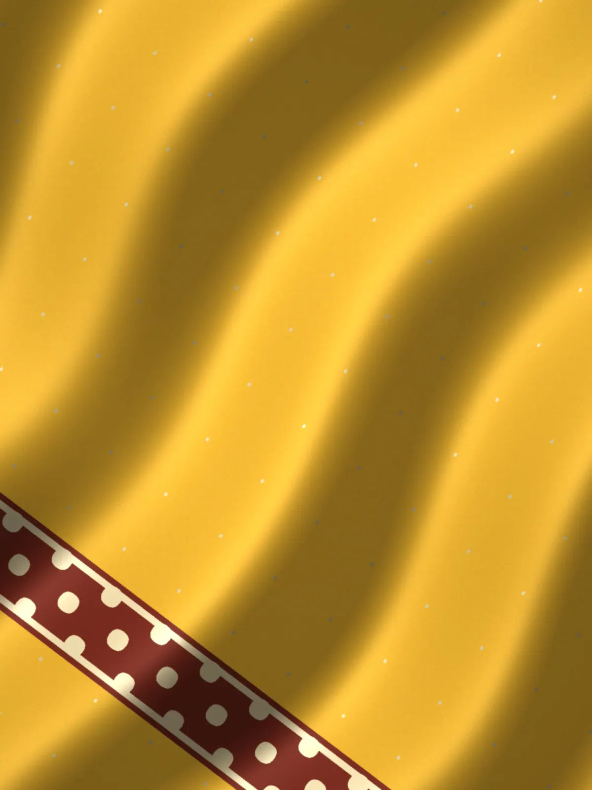 Haldi: turmeric handloom cotton with a temple border, drape