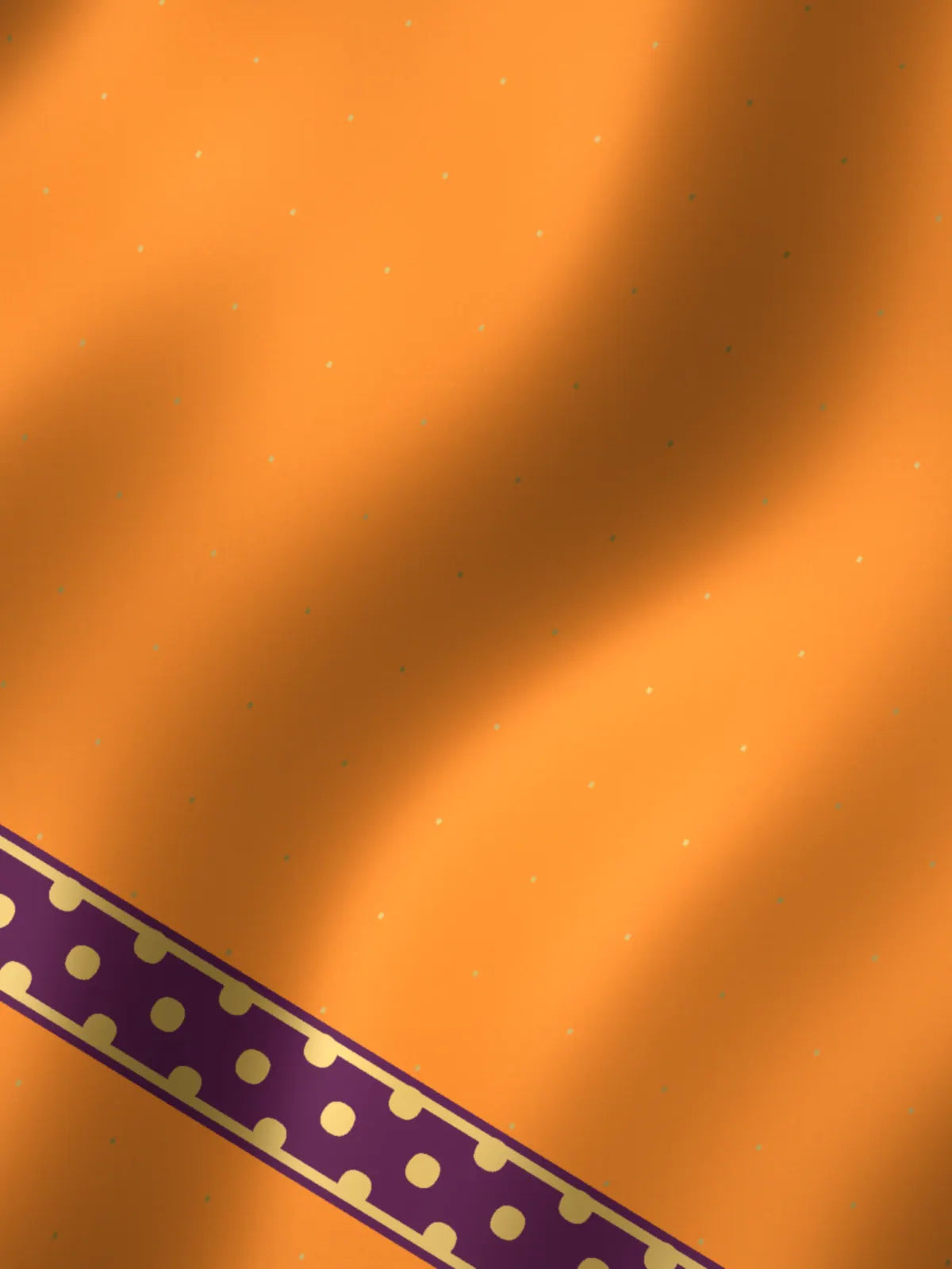 Saanjh: sunset-orange paithani cotton with a zari pallu, drape