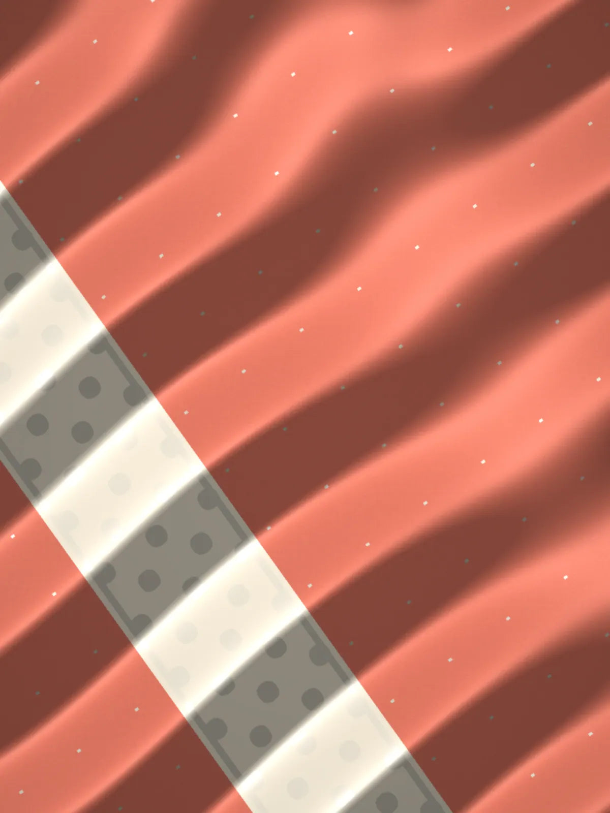 Thendral: rose silk cotton with a contrast temple border, border detail