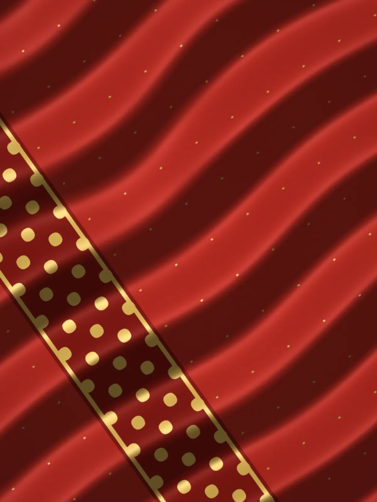 Rangoli: crimson patola with a double ikat grid, border detail